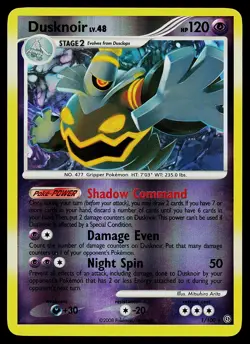 Pokemon Card - Dusknoir Stormfront 1/100 Rare Reverse Holo - Image 1