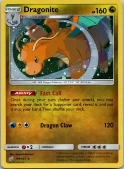 Dragonite - (Cosmos Holo) Promo Miscellaneous Cards & Products 119/181 LP - Image 1
