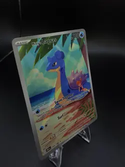 Misty's Lapras - Illustration Rare 194/182 Pokemon Destined Rivals Holo Card NM - Image 3
