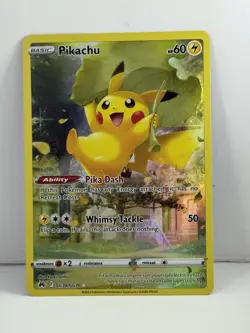 Pokemon Pikachu GG30/GG70 Crown Zenith Galarian Gallery Ultra Rare Holo HP 60 - Image 1