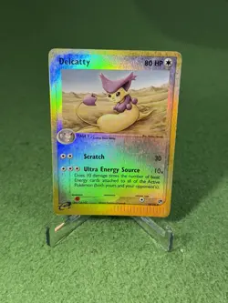 Pokemon - Delcatty - REVERSE HOLO - EX Sandstorm - 34/100 NM - Image 1