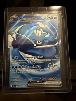 Pokemon TCG Dondozo EX Ultra Rare Holo 211/182 HP 280 Attack 120+ - Image 1