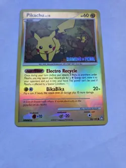 Pokemon Pikachu Burger King Reverse Holo Promo D&P 094/123 60 HP - Image 2