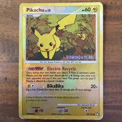 Pikachu( Reverse Holo) #94 Pokemon Mysterious Treasures - Image 1