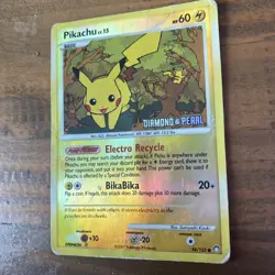 Pikachu( Reverse Holo) #94 Pokemon Mysterious Treasures - Image 4