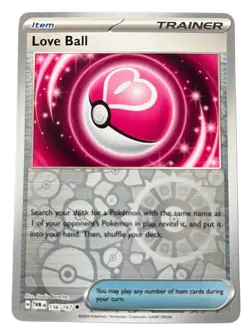 Pokemon - Loveball - 156/167 - Reverse Holo - Twilight Masquerade - NM/M - Image 1