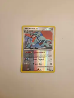 Pokemon TGC 2009 Platinum Arceus Salamence 8/99 Reverse Holo Near Mint - Image 1