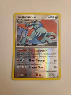 Pokemon TGC 2009 Platinum Arceus Salamence 8/99 Reverse Holo Near Mint - Image 2
