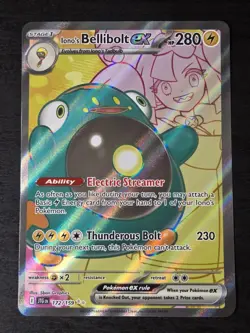 Pokemon TCG - Iono's Bellibolt Ex 172/159 - Journey Together - Full Art Ultra - Image 1