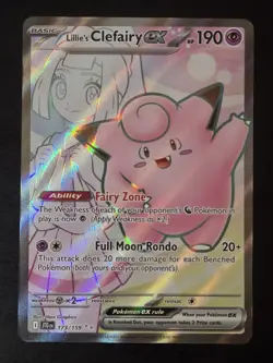 Lillie's Clefairy EX 173/159 - Journey Together - Ultra Rare - Pokemon - Image 1