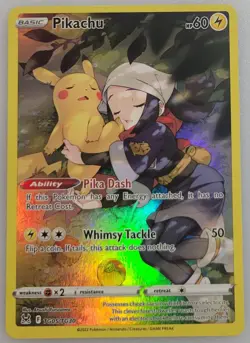 Pikachu TG05/TG30 Swsh11: Pokemon Lost Origin Trainer Gallery Holo LP - Image 1