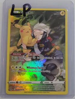 Pikachu TG05/TG30 Swsh11: Pokemon Lost Origin Trainer Gallery Holo LP - Image 3