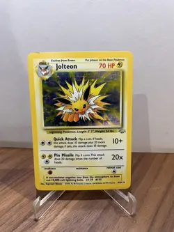 Jolteon - 4/64 Jungle Unlimited Holo Rare Pokemon - LP - Image 1