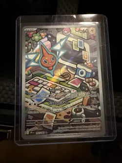 Pokemon Rotom Sv10 Destined Rivals 197/182 Illustration Rare Holo HP 60 Attack - Image 1