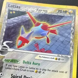 Pokemon Latias 8/113 Delta Species 2005 Basic 70 HP Holo Rare English Ryo Ueda - Image 2