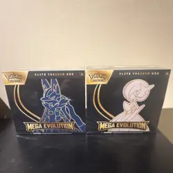 Pokemon TCG Mega Evolution Lucario & Gardevoir Elite Trainer Boxes (2) English - Image 1