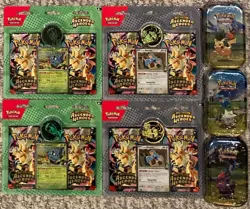 Pokemon TCG Ascended Heroes 2-Pack Blisters lot - Erika and Larry - 3 mini tins - Image 1