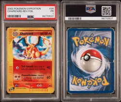Charizard 039/165 Expedition Base Set Reverse Holo PSA 1 Pokemon Slab - Image 3