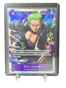 Zoro Juurou ST18-004 SR ONE PIECE Tcg Card Game NM LUFFY Starter Deck 18 NM - Image 1