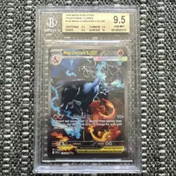 2025 Phantasmal Flames Mega Charizard SIR 125/094 BGS 9.5 GEM MINT - Image 1