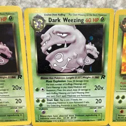 Pokemon TCG Team Rocket 1st Edition 8 Card Lot - Dark Weezing, Arbok, Muk WOTC - Image 2