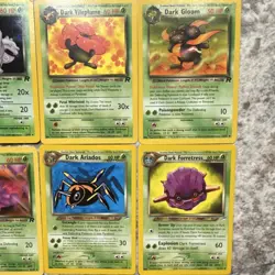 Pokemon TCG Team Rocket 1st Edition 8 Card Lot - Dark Weezing, Arbok, Muk WOTC - Image 4