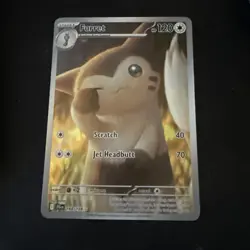 Pokemon TCG Journey Together Furret Illustration Rare Card 168/159 SV09 JTG En - Image 1