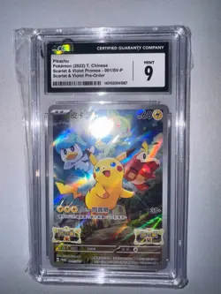 Pikachu - 001/SV-P 001/SV-P Sv-P Promotional Cards Holo (T. Chinese) CGC 9 - Image 1