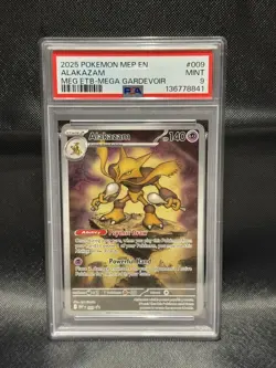 Alakazam 009 PSA 9 Pokemon Card Black Star Promo Holo Rare Pokemon TCG - Image 1