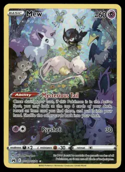 Pokemon Cards Mew GG10/GG70 Crown Zenith Galarian Gallery Holo LP - Image 1