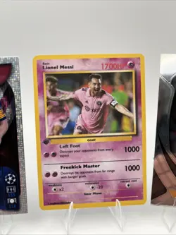 Three Card Lionel Messi Lot (custom Pokemon) - Image 2