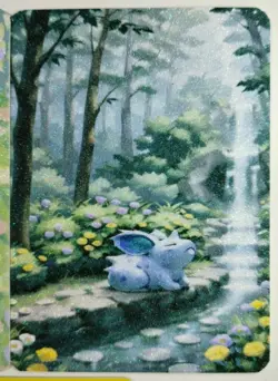 Nidoran Female Lot of 3 Pokemon Cards Reverse Holo Glitter Holo Custom & TCG - Image 5