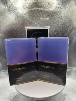 POKEMON OR MTG BOOSTER PACK CUSTOM TOPLOADER LOT (20 QTY) WITH SLEEVES (100 QTY) - Image 1
