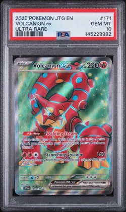 (PSA 10) Pokemon: Journey Together – Volcanion ex #171 [Full Art] - Image 1
