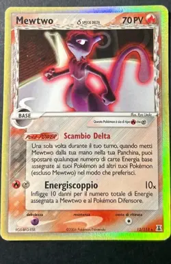 Pokemon MEWTWO Reverse Holo 12/113 - EX Specie Delta - ITA - NM - Image 1