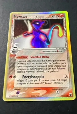 Pokemon MEWTWO Reverse Holo 12/113 - EX Specie Delta - ITA - NM - Image 2