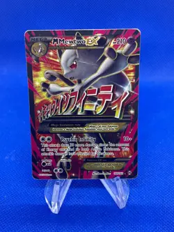 Pokemon XY BREAKthrough Mega M Mewtwo EX 160/162 Full Art Ultra Rare HP/DMG - Image 1