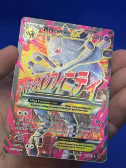 Pokemon XY BREAKthrough Mega M Mewtwo EX 160/162 Full Art Ultra Rare HP/DMG - Image 5