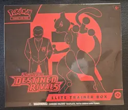 Pokemon Scarlet & Violet Destined Rivals Elite Trainer Box English 2024 Mewtwo - Image 1