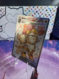 Arcanine ex Pokemon Scarlet & Violet Base Set 224/198 Near Mint - Image 3