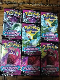 Fusion Strike 11 Boosters Packs NEW English Factory Sealed Pokemon 2021 - Image 2
