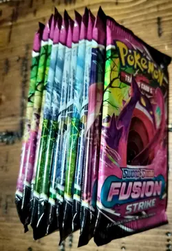 Fusion Strike 11 Boosters Packs NEW English Factory Sealed Pokemon 2021 - Image 3