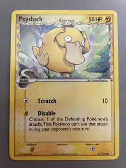 2006 Pokemon EX Holon Phantoms Psyduck 81/110 NM-Mint - Image 1