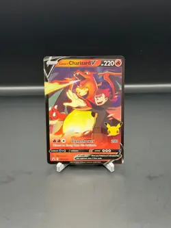 Lance's Charizard V SWSH133 Holo Promo Sword & Shield Promo Pokemon Near Mint - Image 1