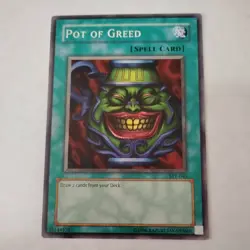 Pot of Greed Common Starter Deck: Yugi Evolution SYE-040 Unlimited LP - Image 1