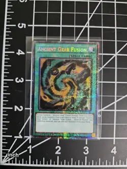 Ancient Gear Fusion RA05-EN063 Starlight Rare Yu-Gi-Oh Rarity Collection V NM/M - Image 1