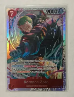 One Piece TCG Roronoa Zoro (EB04-007) SR Adventure on Kami's Island - Image 1