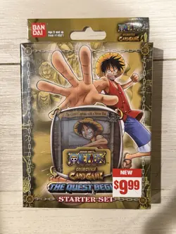 2005 Bandai Vintage One Piece CCG The Quest Begins Sealed Starter Deck English - Image 1