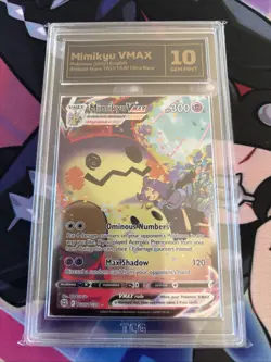 Mimikyu VMAX TG17/TG30 TCG 10 Gem Mint Brilliant Stars Trainer Gallery Full Art - Image 1