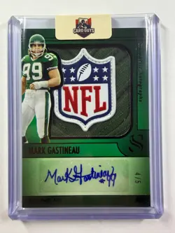 2025 Silhouette Mark Gatineau Shield Patch Auto /5 Jets - Image 1